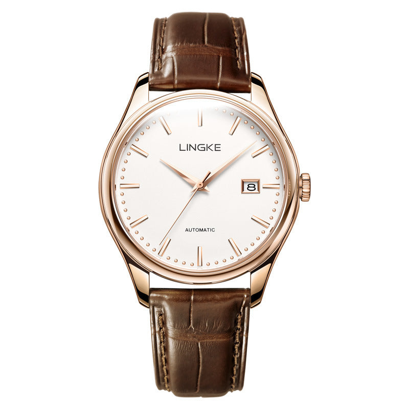 Swiss Hollow Mechanical Watch - Elegant Men's Automatic