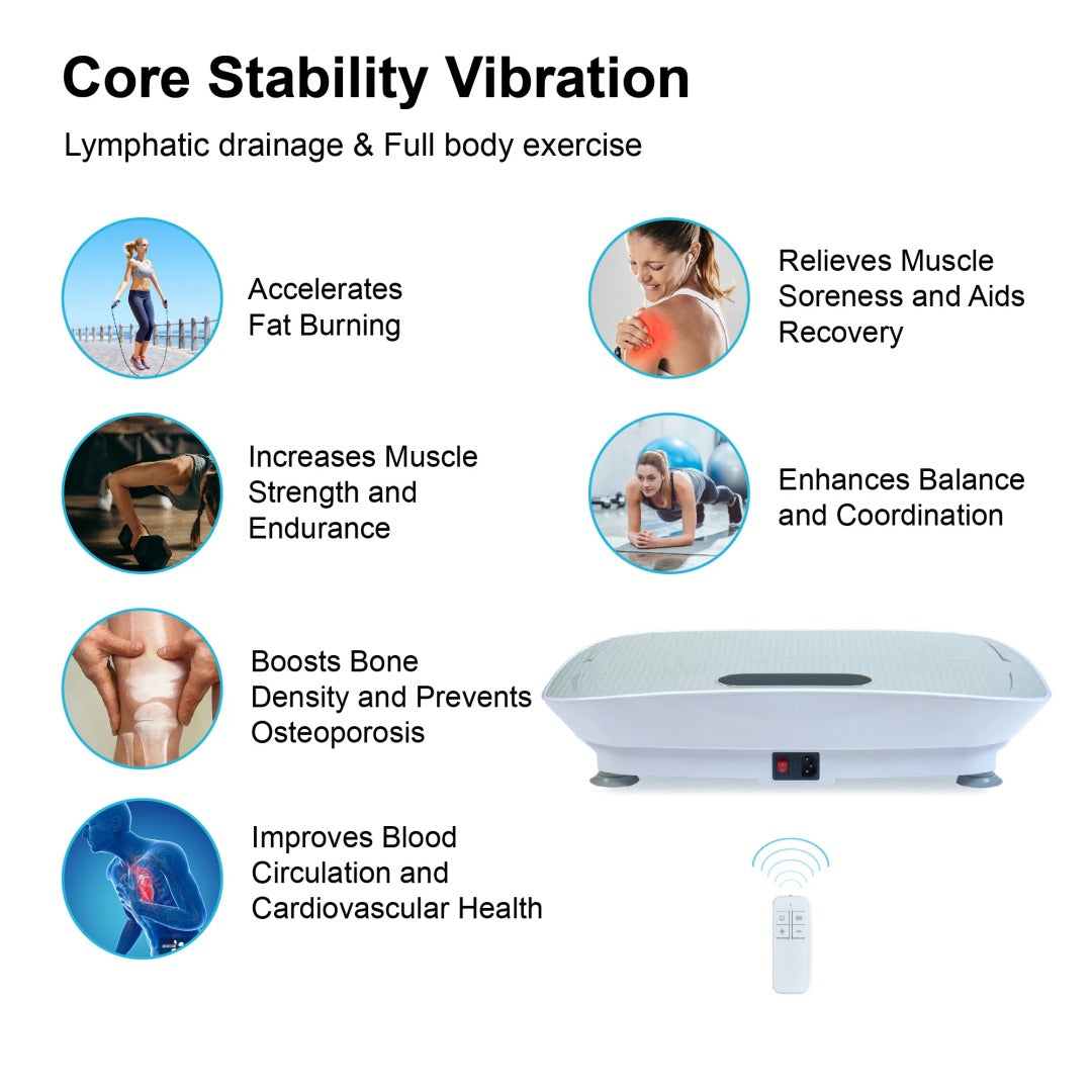 Silent Vibration Fitness Platform