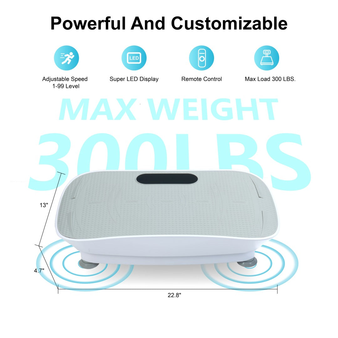 Silent Vibration Fitness Platform